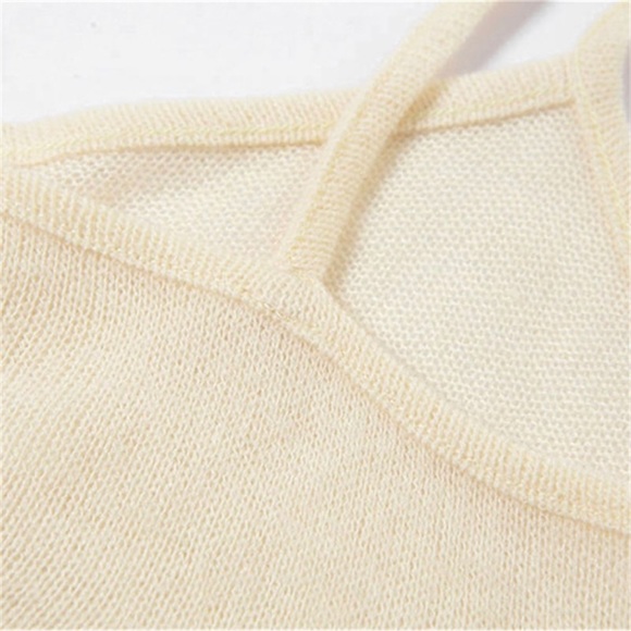 2PC Backless Knit Dress - Picture 7 of 12